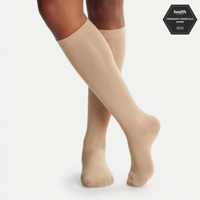 Pregnancy Compression Socks — Sand